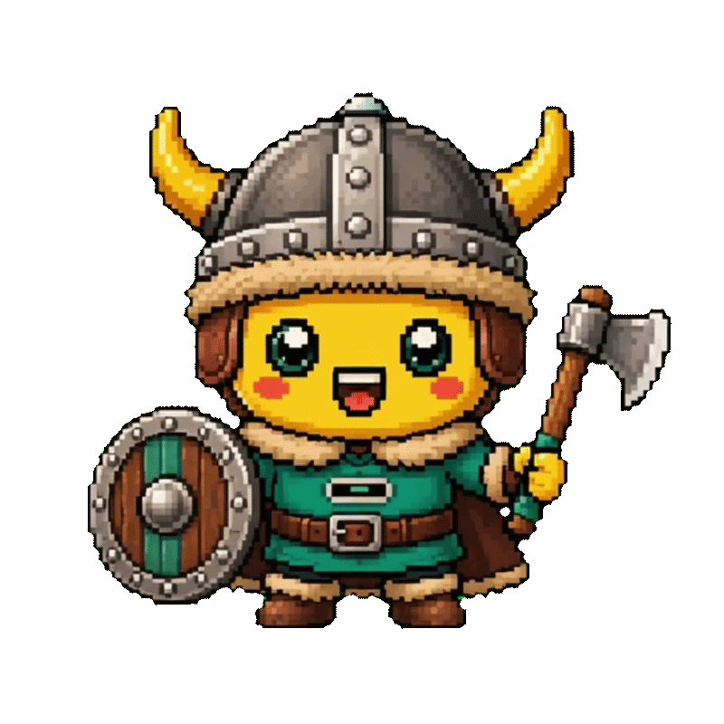 Viking Pixel Animation